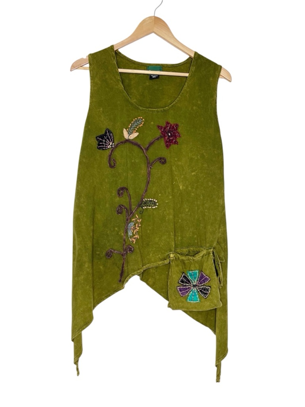 KATHMANDU IMPORTS Sleeveless Top M/L Yoga Festival Hippie Boho